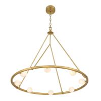 LED Chandelier by Crystorama - Terrell Collection, Luxe Gold Finish - TRL-2805-LG