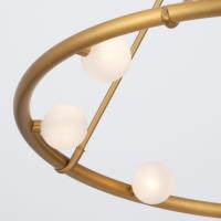LED Chandelier by Crystorama - Terrell Collection, Luxe Gold Finish - TRL-2805-LG