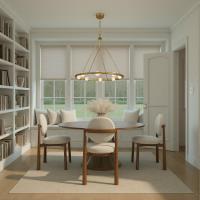LED Chandelier by Crystorama - Terrell Collection, Luxe Gold Finish - TRL-2805-LG