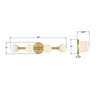 LED Bath by Crystorama - Terrell Collection, Luxe Gold Finish - TRL-2811-LG
