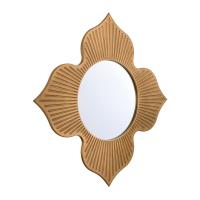 Mirror by Crystorama - Tullos Collection, Burnished Brass Finish - TUL-M100-BB