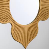 Mirror by Crystorama - Tullos Collection, Burnished Brass Finish - TUL-M100-BB