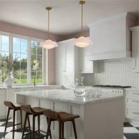 One Light Pendant by Crystorama - Xander Collection, Vibrant Gold Finish - XAN-8006-VG-BH