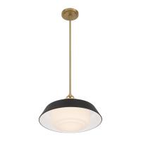 One Light Pendant by Crystorama - Xander Collection, Vibrant Gold Finish - XAN-8006-VG-MK