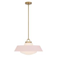 Three Light Pendant by Crystorama - Xander Collection, Vibrant Gold Finish - XAN-8009-VG-BH