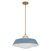 Three Light Pendant by Crystorama - Xander Collection, Vibrant Gold Finish - XAN-8009-VG-BL