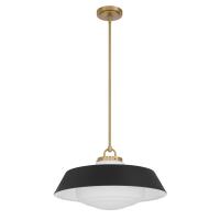 Three Light Pendant by Crystorama - Xander Collection, Vibrant Gold Finish - XAN-8009-VG-MK