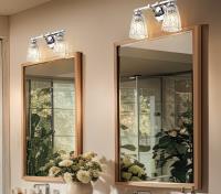 Two Light Vanity by Z-Lite - Andree Collection, Chrome Finish - 1960-2V-CH