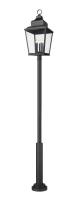 Five Light Outdoor Post Mount by Z-Lite - Raphael Collection, Sand Black Finish - 5029PHXXLR-5010P-BK