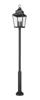 Five Light Outdoor Post Mount by Z-Lite - Raphael Collection, Sand Black Finish - 5029PHXXLR-5010P-BK