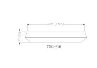 LED Flush Mount by Z-Lite - Quasars Collection, Matte White Finish - 7701F16-MW-LED