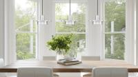 LED Linear Chandelier by Z-Lite - Ludo Collection, Brushed Nickel Finish - 829P12-3L-BN-LED