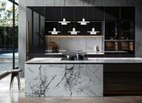 LED Linear Chandelier by Z-Lite - Ludo Collection, Brushed Nickel Finish - 829P12-5L-BN-LED