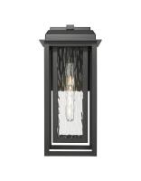 One Light Wall Sconce by Innovations - Mansfield Collection, Matte Black Finish - 9951-1W-BK-16-CG-BK-WG