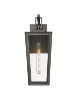 One Light Wall Sconce by Innovations - Madison Collection, Matte Black Finish - 9952-1W-BK-17-CL
