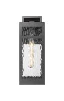 One Light Wall Sconce by Innovations - Ridgeway Collection, Matte Black Finish - 9953-1W-BK-15-WG
