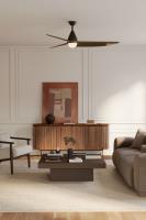 65" Ceiling Fan by Minka Aire - Lirden Collection, Dark Bronze Finish - F758L-DB/HBR