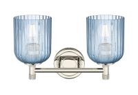 Two Light Bath Vanity by Innovations - Downtown Urban Collection, Polished Nickel Finish - 434-2W-PN-G559-5BL
