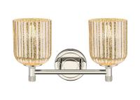 Two Light Bath Vanity by Innovations - Downtown Urban Collection, Polished Nickel Finish - 434-2W-PN-G559-5ME
