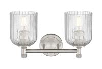 Two Light Bath Vanity by Innovations - Downtown Urban Collection, Satin Nickel Finish - 434-2W-SN-G559-5SDY