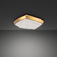 LED Flush Mount by Modern Forms - Kenji Collection, Aged Brass Finish - FM238611-AB