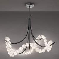 LED Semi-Flush Mount by Modern Forms - Parel Collection, Antique Nickel Finish - FM-50437-AN
