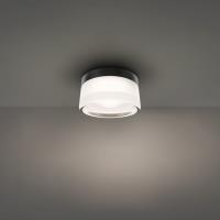 LED Outdoor Flush Mount by Modern Forms - Tuck II Collection, Black Finish - FMW256605-BK