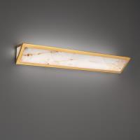 LED Bath Vanity by Modern Forms - Lena Collection, Aged Brass Finish - WS228636-AB