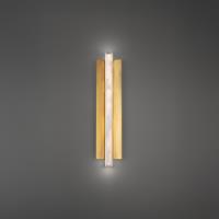 LED Wall Sconce by Modern Forms - Rapper Collection, Aged Brass Finish - WS242618-AB