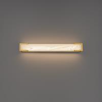 LED Bath Vanity by Modern Forms - Frozen Zone Collection, Aged Brass Finish - WS262624-AB
