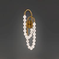 LED Wall Sconce by Modern Forms - Parel Collection, Aged Brass Finish - WS-50427-AB
