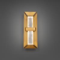 LED Wall Sconce by Modern Forms - Austen Collection, Aged Brass Finish - WS604622-AB