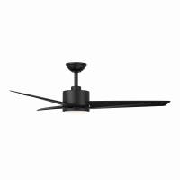 52" Ceiling Fan by Minka Aire - Verna Collection, Coal Finish - F646L-CL
