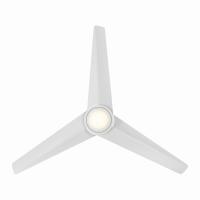 52" Ceiling Fan by Minka Aire - Verna Collection, Flat White Finish - F646L-WHF