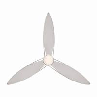 64" Ceiling Fan by Minka Aire - Fleur Collection, Brushed Nickel Finish - F757L-BN