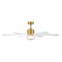 56" Ceiling Fan by Minka Aire - Veyra Collection, Legacy Brass Finish - F761L-LBR/ALW