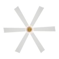 56" Ceiling Fan by Minka Aire - Veyra Collection, Legacy Brass Finish - F761L-LBR/ALW