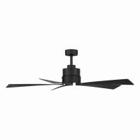 54" Ceiling Fan by Minka Aire - Oovin Collection, Coal Finish - F766L-CL