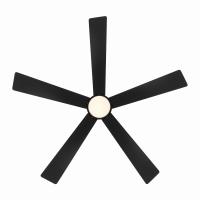 54" Ceiling Fan by Minka Aire - Oovin Collection, Coal Finish - F766L-CL