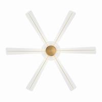 60" Ceiling Fan by Minka Aire - Ligero Collection, Heritage Brass Finish - F769L-HBR/ALW