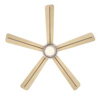 52" Ceiling Fan by Minka Aire - Nellora Collection, Dark Bronze Finish - F772L-DB/WTO