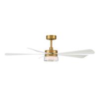 52" Ceiling Fan by Minka Aire - Nellora Collection, Legacy Brass Finish - F772L-LBR/ALW