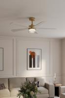 52" Ceiling Fan by Minka Aire - Nellora Collection, Legacy Brass Finish - F772L-LBR/ALW