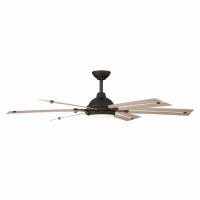 56" Ceiling Fan by Minka Aire - Allegata Collection, Dark Bronze Finish - F779L-DB/ASW