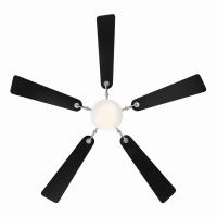 65" Ceiling Fan by Minka Aire - Cadena Collection, Brushed Nickel Finish - F783L-BN/CL