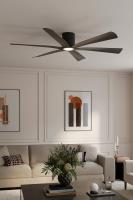 65" Ceiling Fan by Minka Aire - Brisano Collection, Coal Finish - F785L-CL