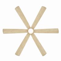 65" Ceiling Fan by Minka Aire - Brisano Collection, White Oak Finish - F785L-WTO