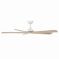 56" Ceiling Fan by Minka Aire - Seressa Collection, Alabaster White Finish - F793L-ALW/BW