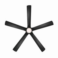 56" Ceiling Fan by Minka Aire - Seressa Collection, Rustic Gun Metal Finish - F793L-RGM/CL