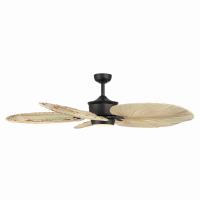 60" Ceiling Fan by Minka Aire - Portesa Collection, Coal Finish - F798L-CL/NPL